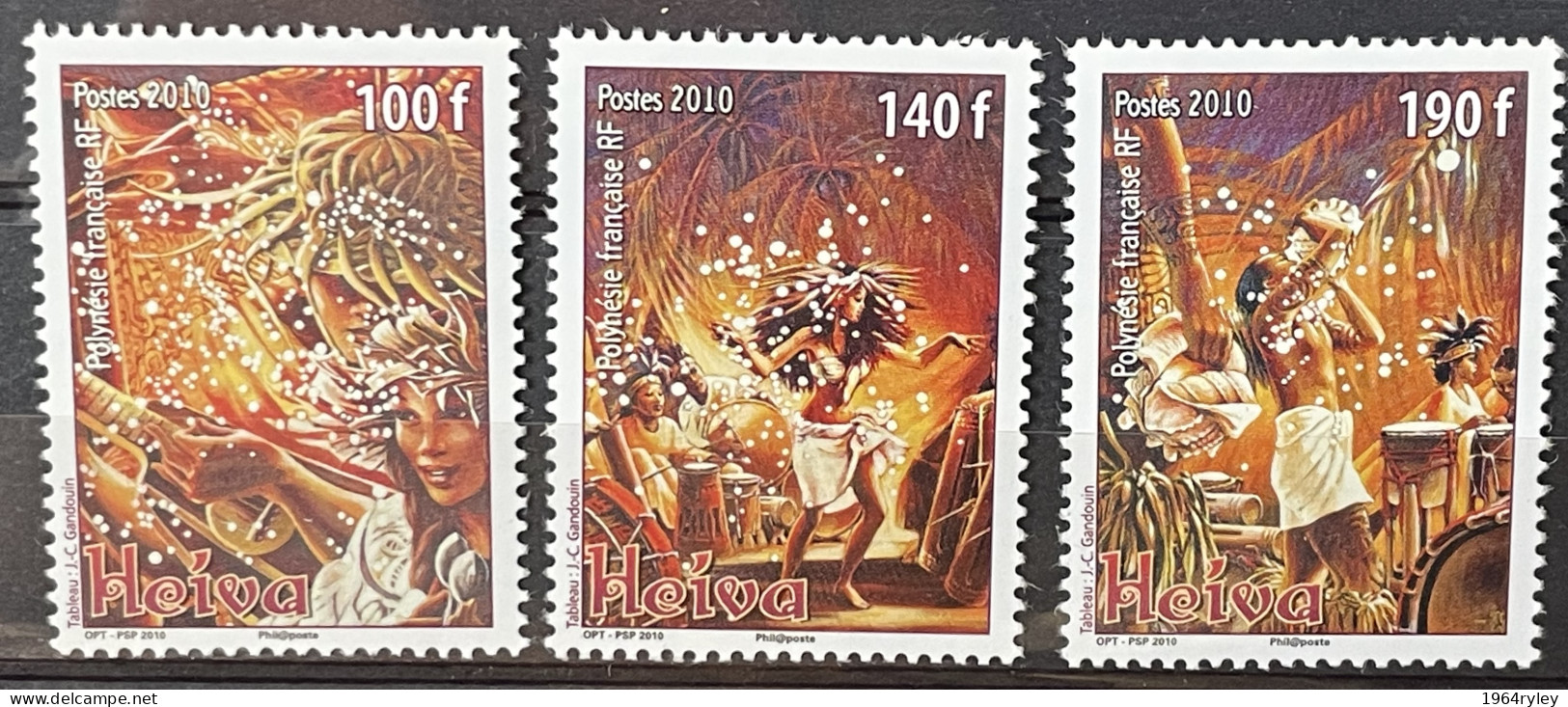 FR. POLYNESIA  - MNH** - 2010 - # 906/908 - Neufs