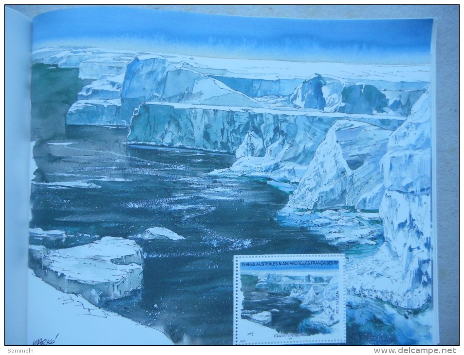 TAAF Franz Antarktis 459 - 472 Mnh Carnet Markenheftchen Aquarelle Markó - Booklets