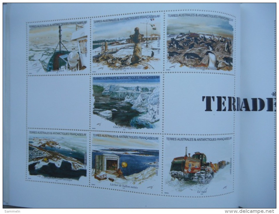 TAAF franz Antarktis 459 - 472 mnh carnet Markenheftchen Aquarelle Markó