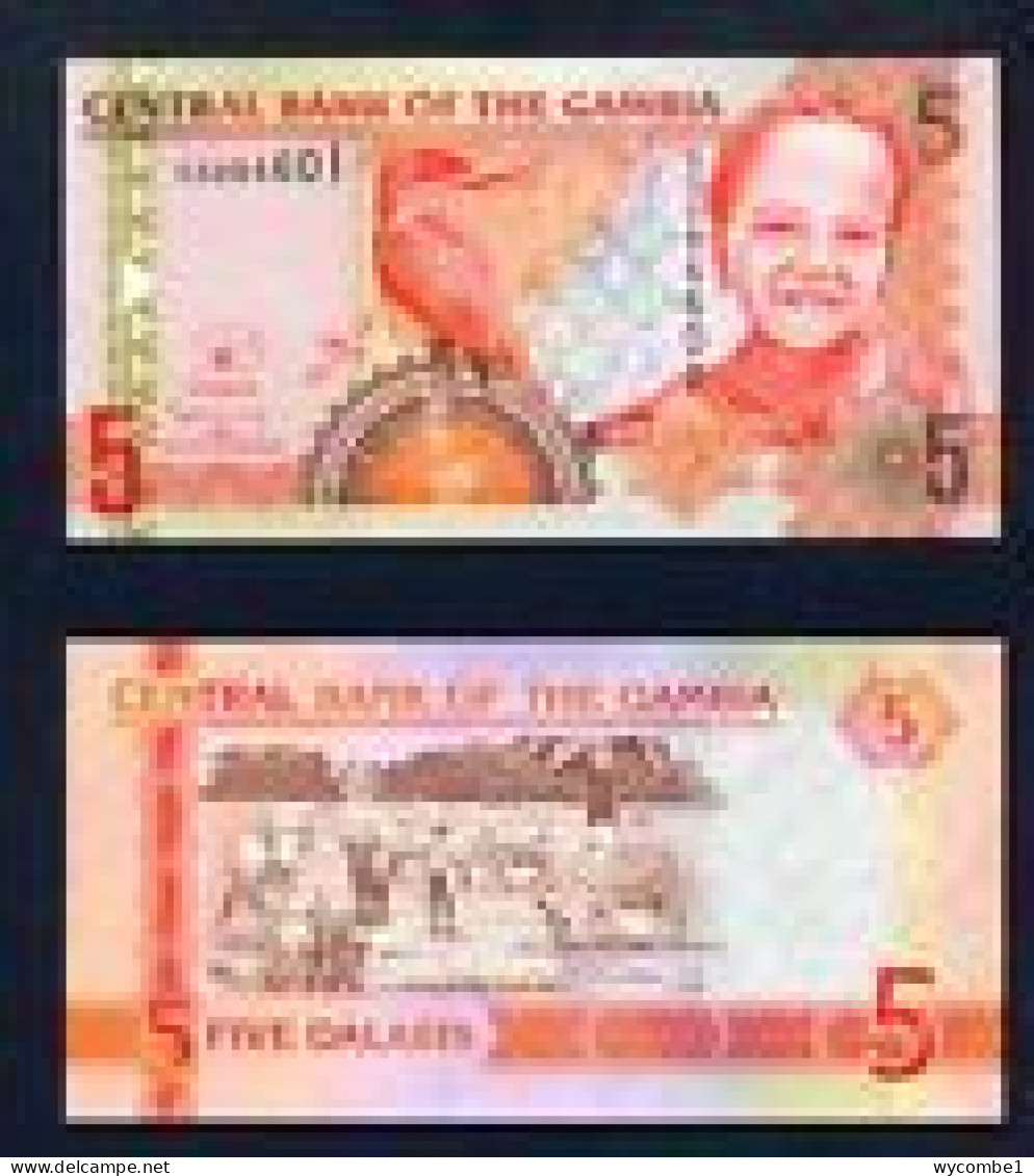 GAMBIA  -  2013 5 Dalasis UNC  Banknote - Gambia