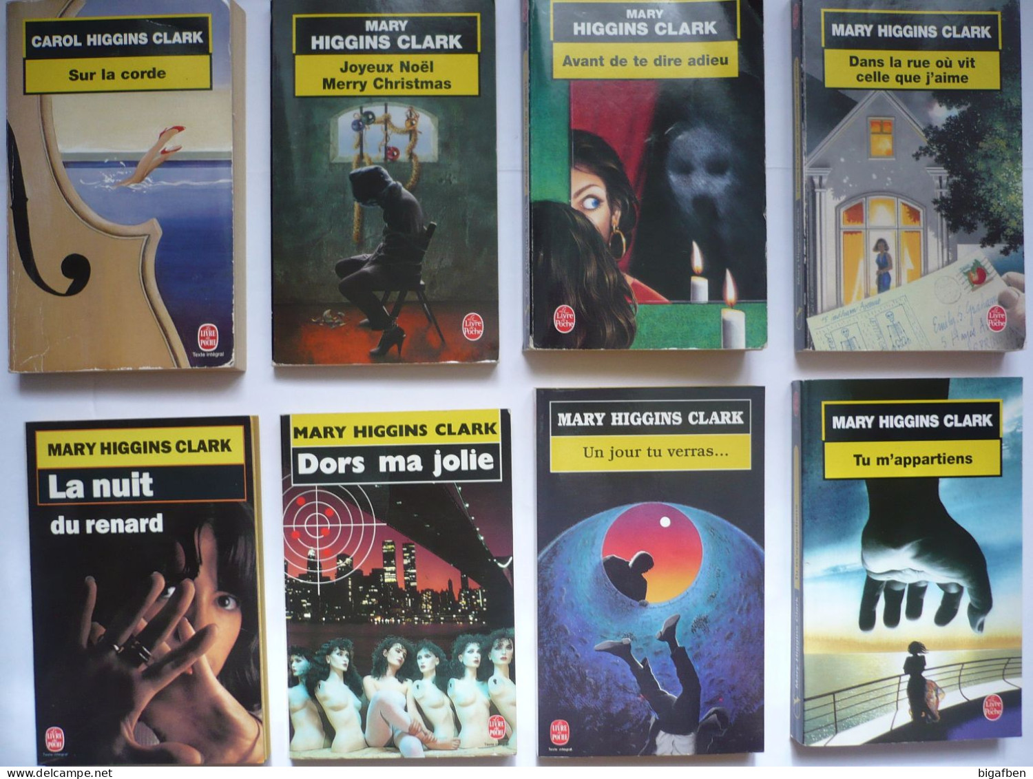 Lot 12 Livres Mary HIGGINS CLARK & Carol HIGGINS CLARK / Poches POLICIER Thriller, Littérature Populaire - Lots De Plusieurs Livres