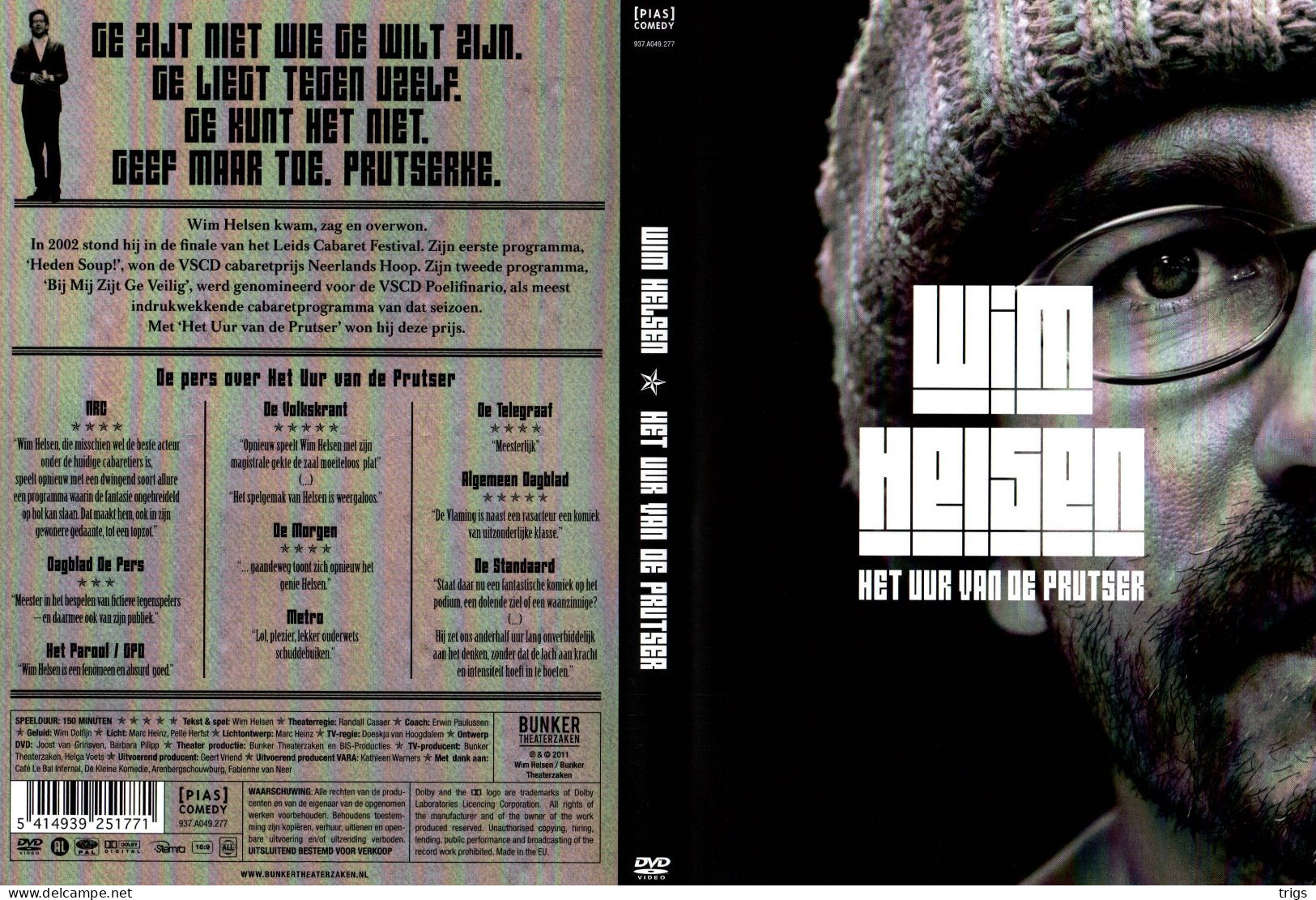 DVD - Wim Helsen: Het Uur Van De Prutser - Comédie