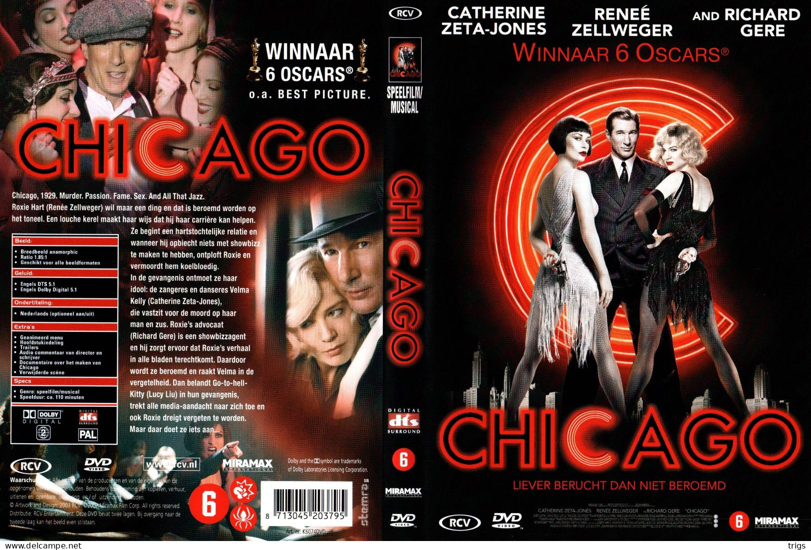 DVD - Chicago - Commedia Musicale