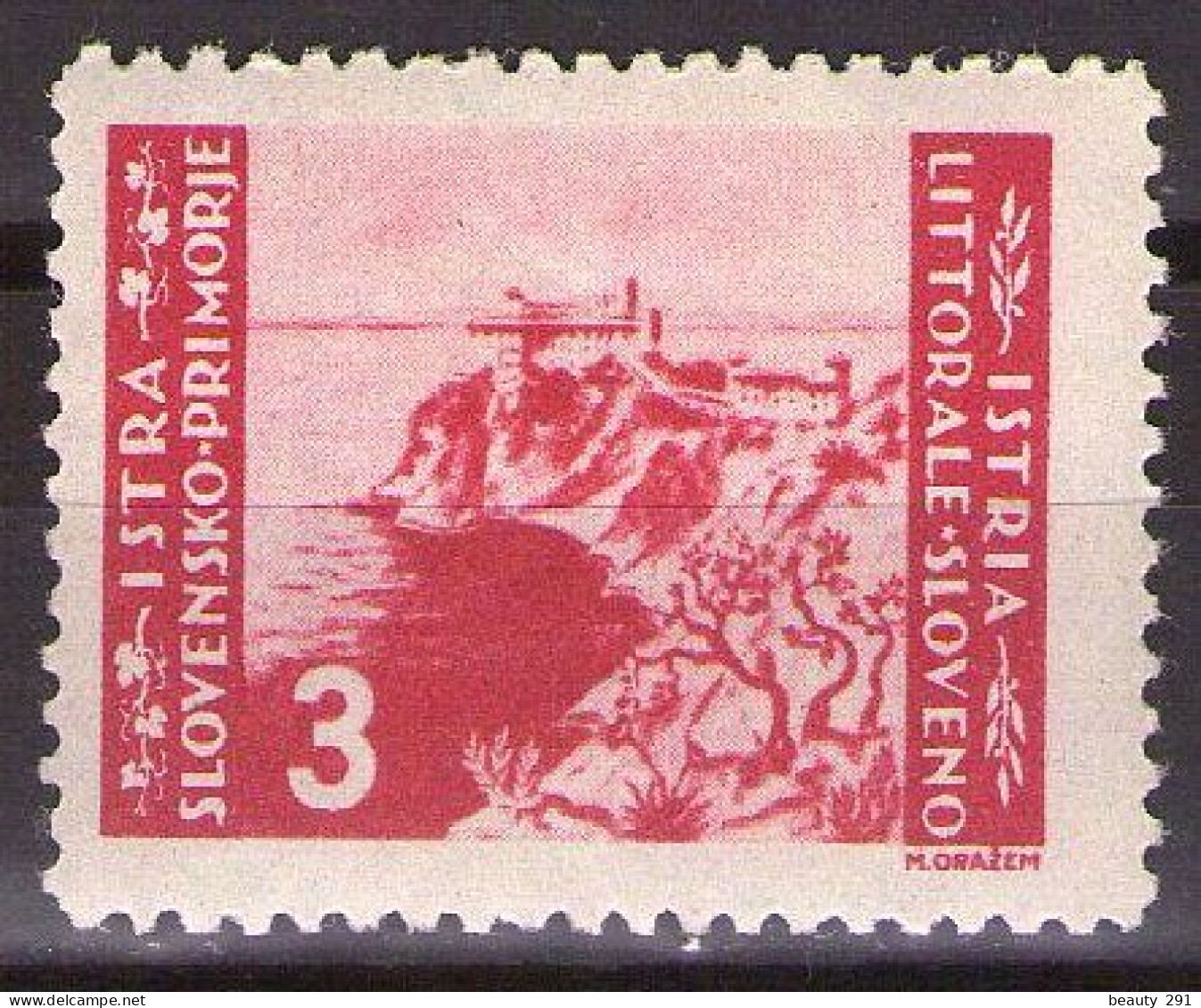 ISTRIA E LITORALE SLOVENO 1946. Tiratura Di Belgrado, Dent. 11-1/2, Sass. 65,  MNH** - Yugoslavian Occ.: Slovenian Shore