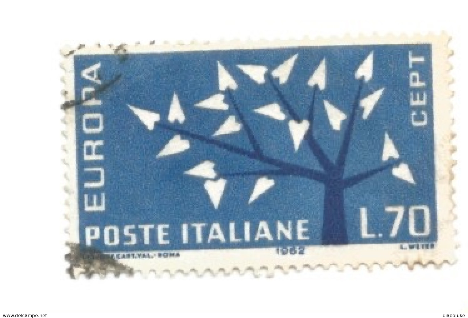 (REPUBBLICA ITALIANA) EUROPA CEPT - 64 used italian stamps