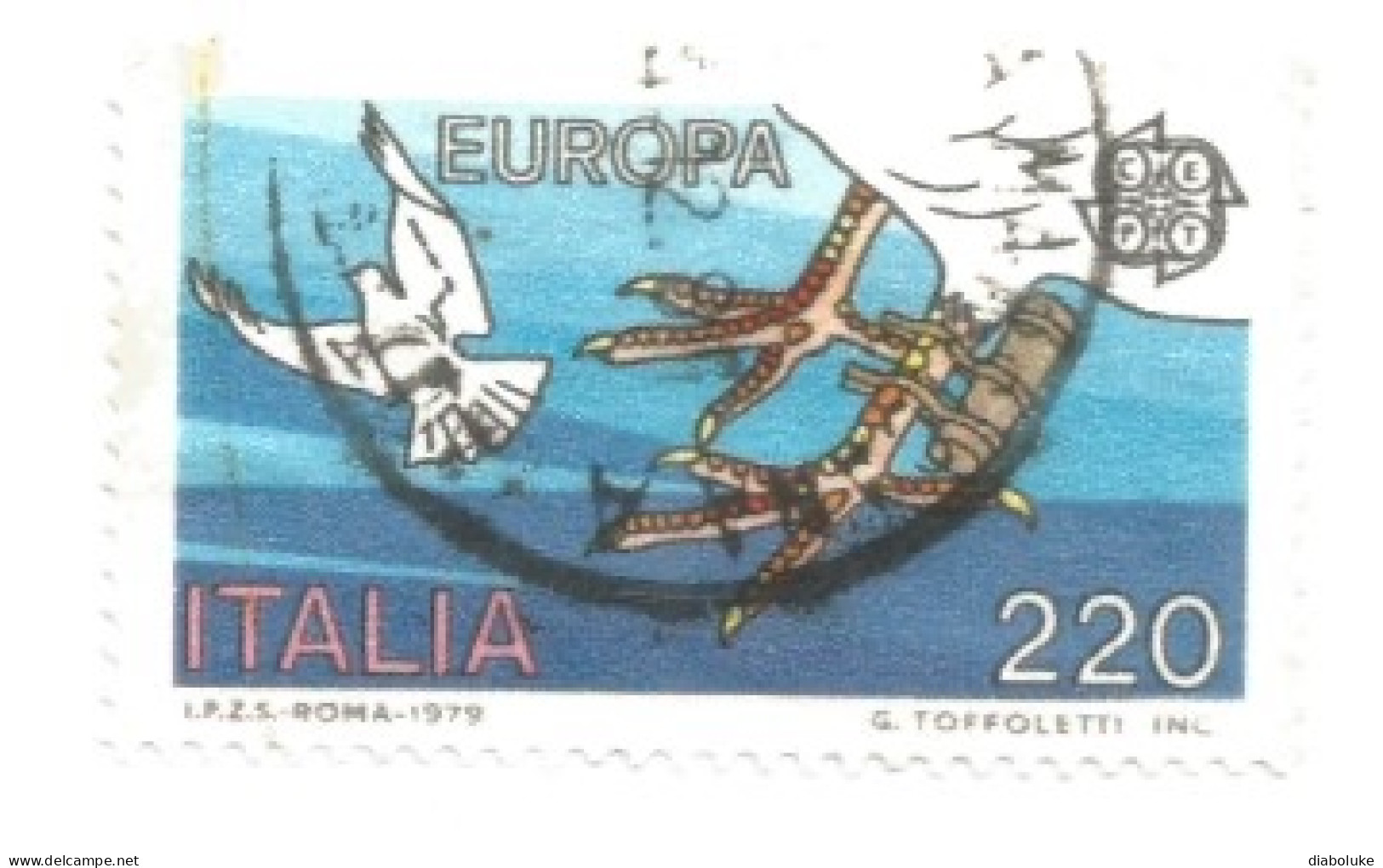 (REPUBBLICA ITALIANA) EUROPA CEPT - 64 used italian stamps