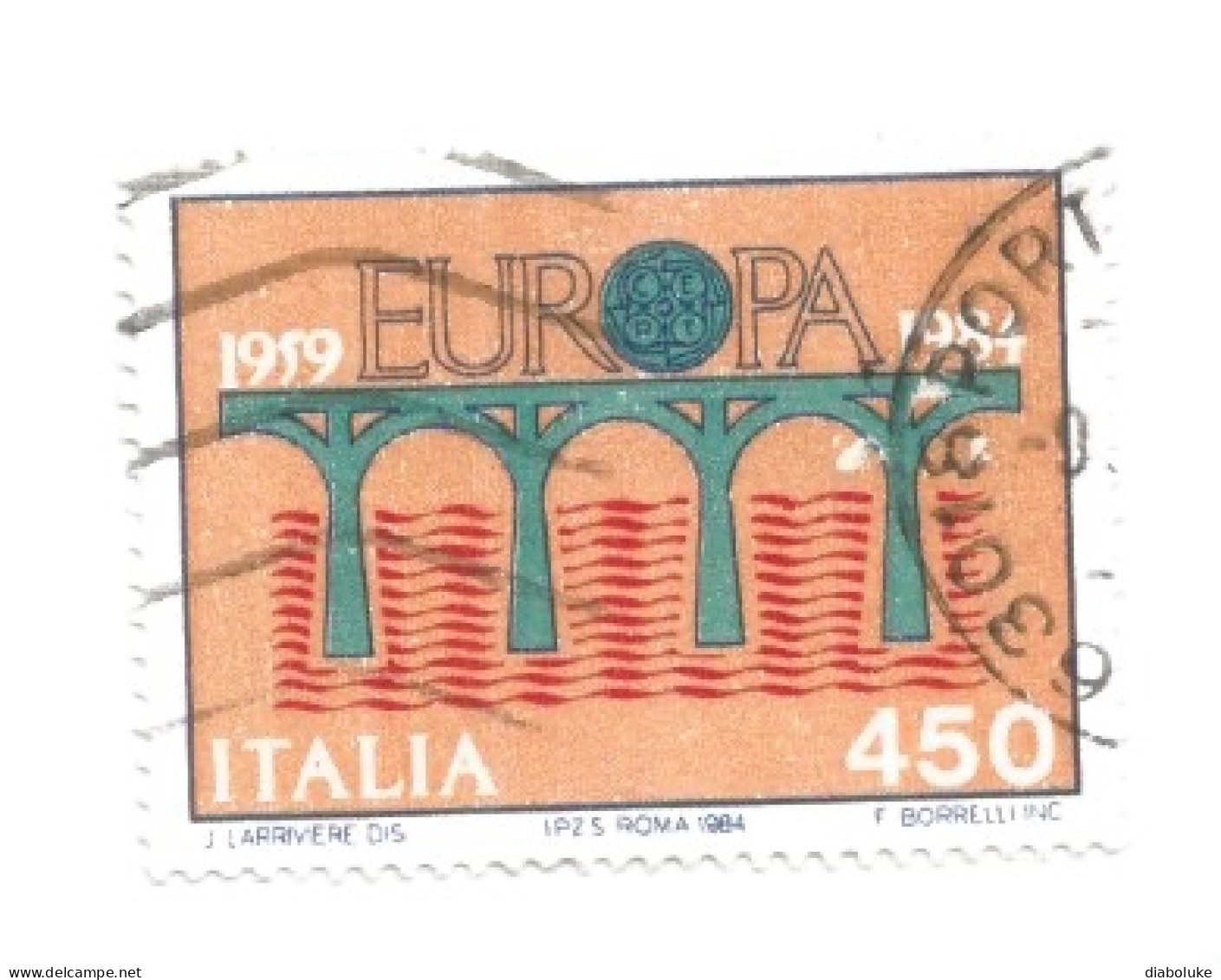 (REPUBBLICA ITALIANA) EUROPA CEPT - 64 used italian stamps