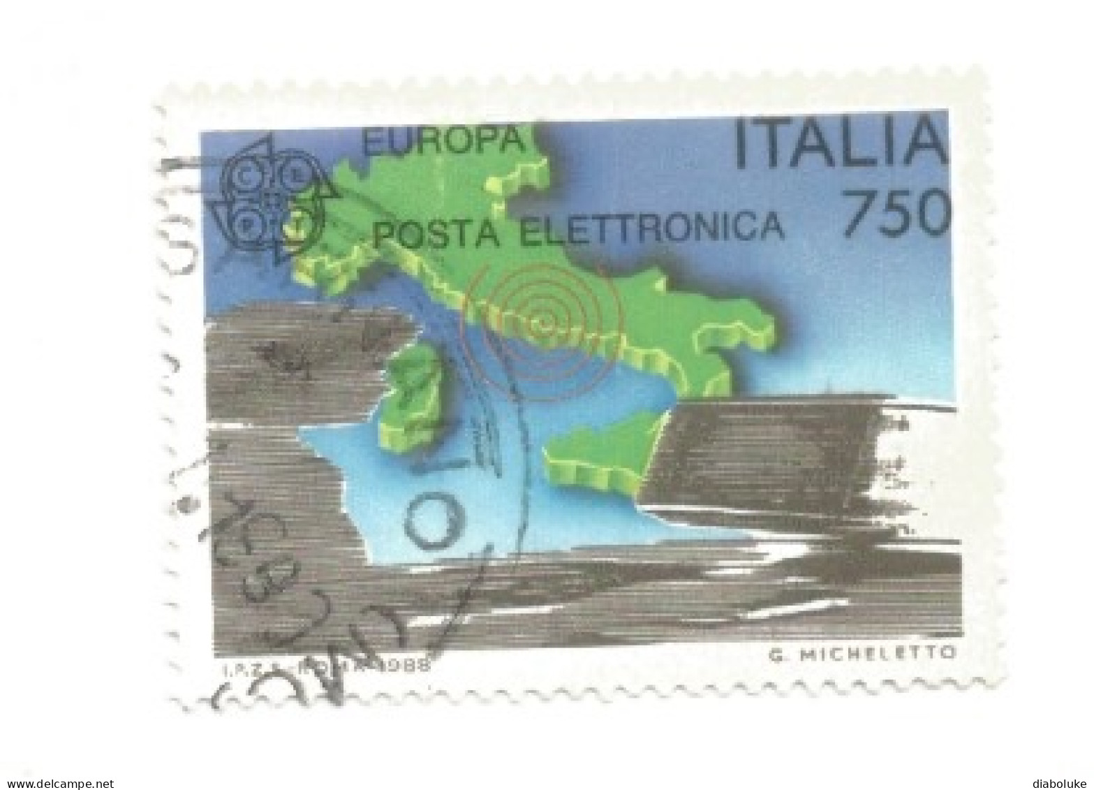 (REPUBBLICA ITALIANA) EUROPA CEPT - 64 used italian stamps