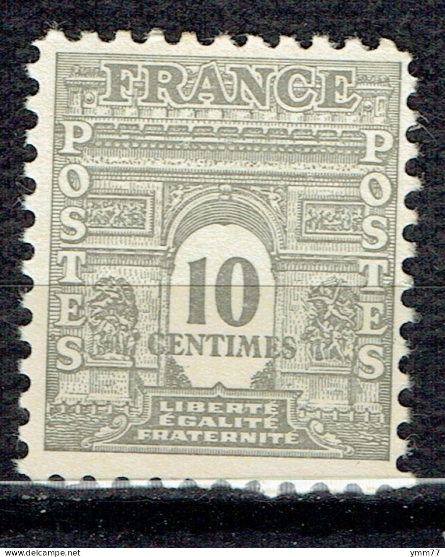 10 C Gris Arc De Triomphe - 1944-45 Arco Del Triunfo