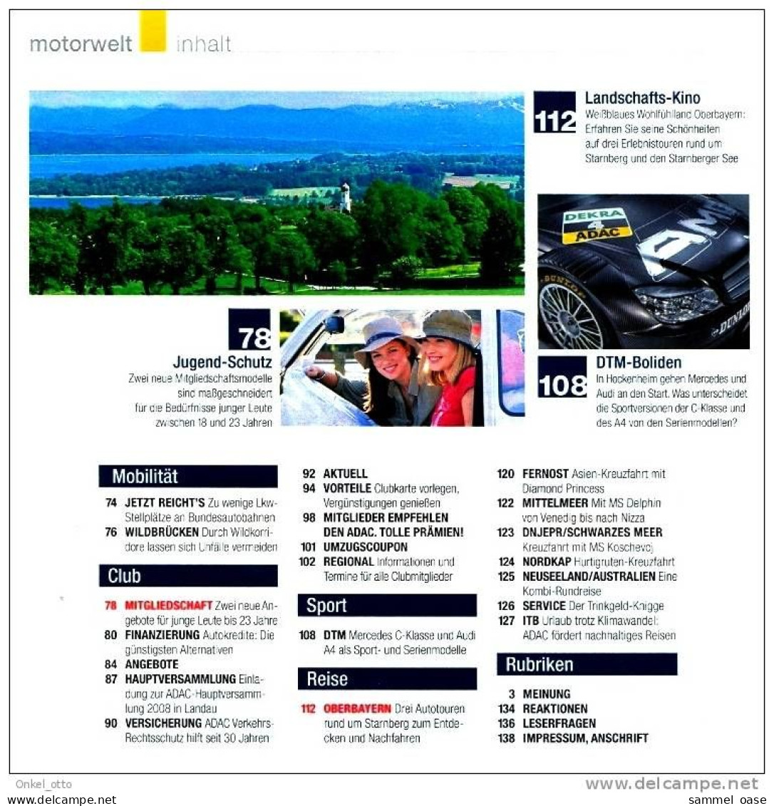 ADAC - Motorwelt April 2008 - Fahrbericht : Mercedes SL - Auto & Verkehr