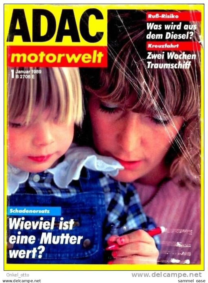 ADAC - Motorwelt 1989 Test : Audi V8 - Alfa 164 - Volvo - Cars & Transportation