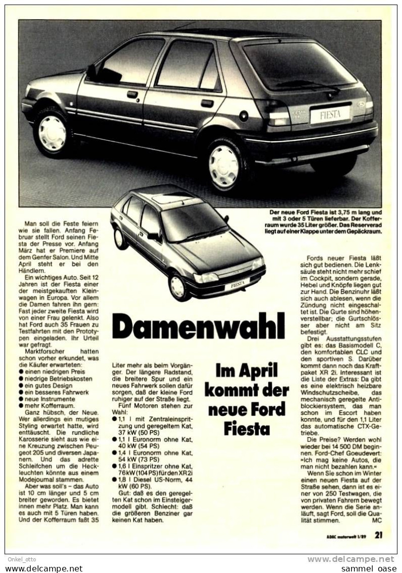 ADAC - Motorwelt 1989 Test : Audi V8 - Alfa 164 - Volvo - Auto En Transport