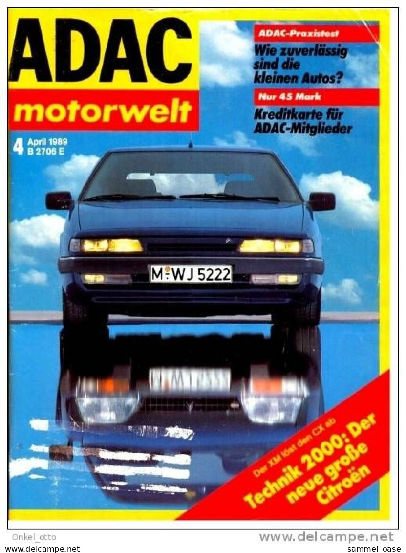 ADAC - Motorwelt 1989 Test : Fiat Uno - Skoda Favorit - Automobile & Transport