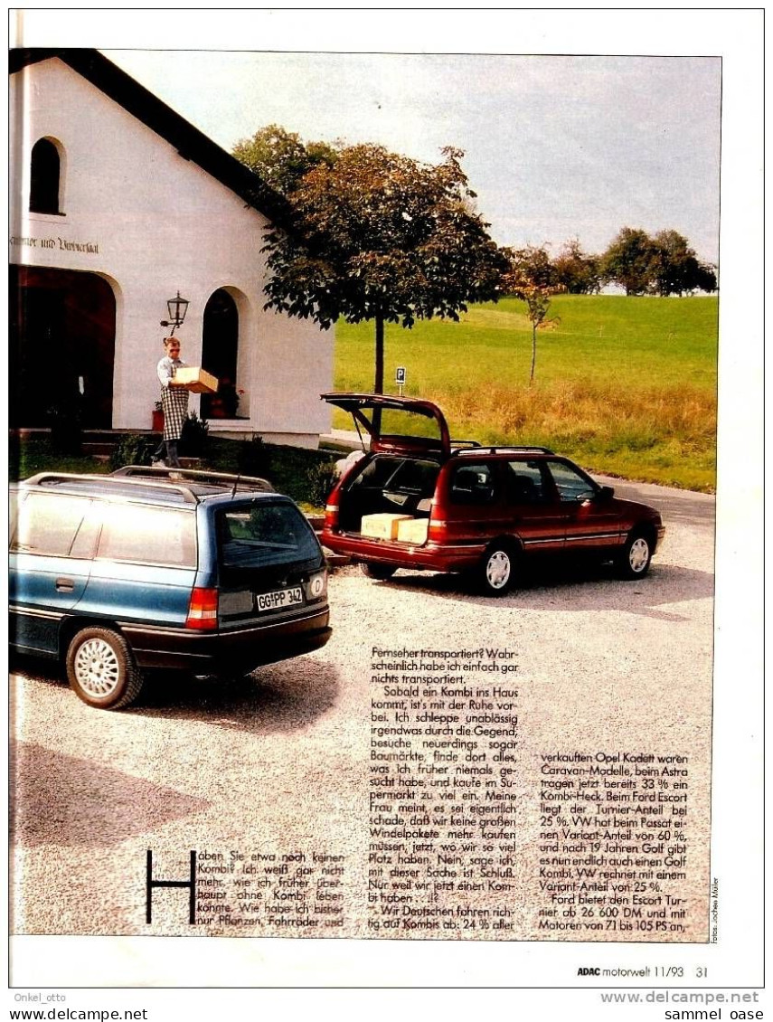 ADAC - Motorwelt 1993 Test : Saab 900 - Lotus Seventy - Auto & Verkehr