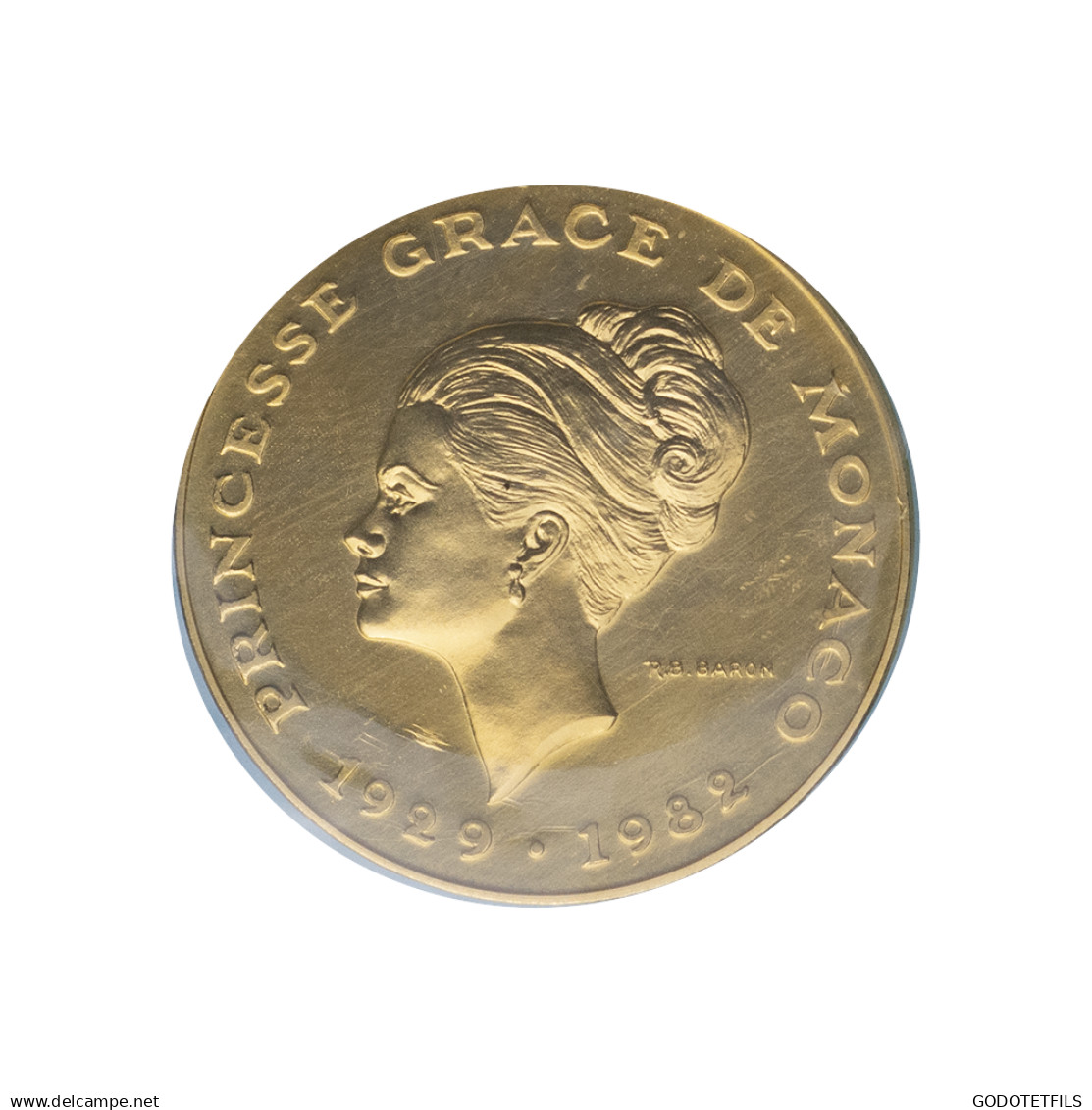 Monaco-10 Francs Or Princesse Grace De Monaco Essai Paris 1982 - Uncirculated