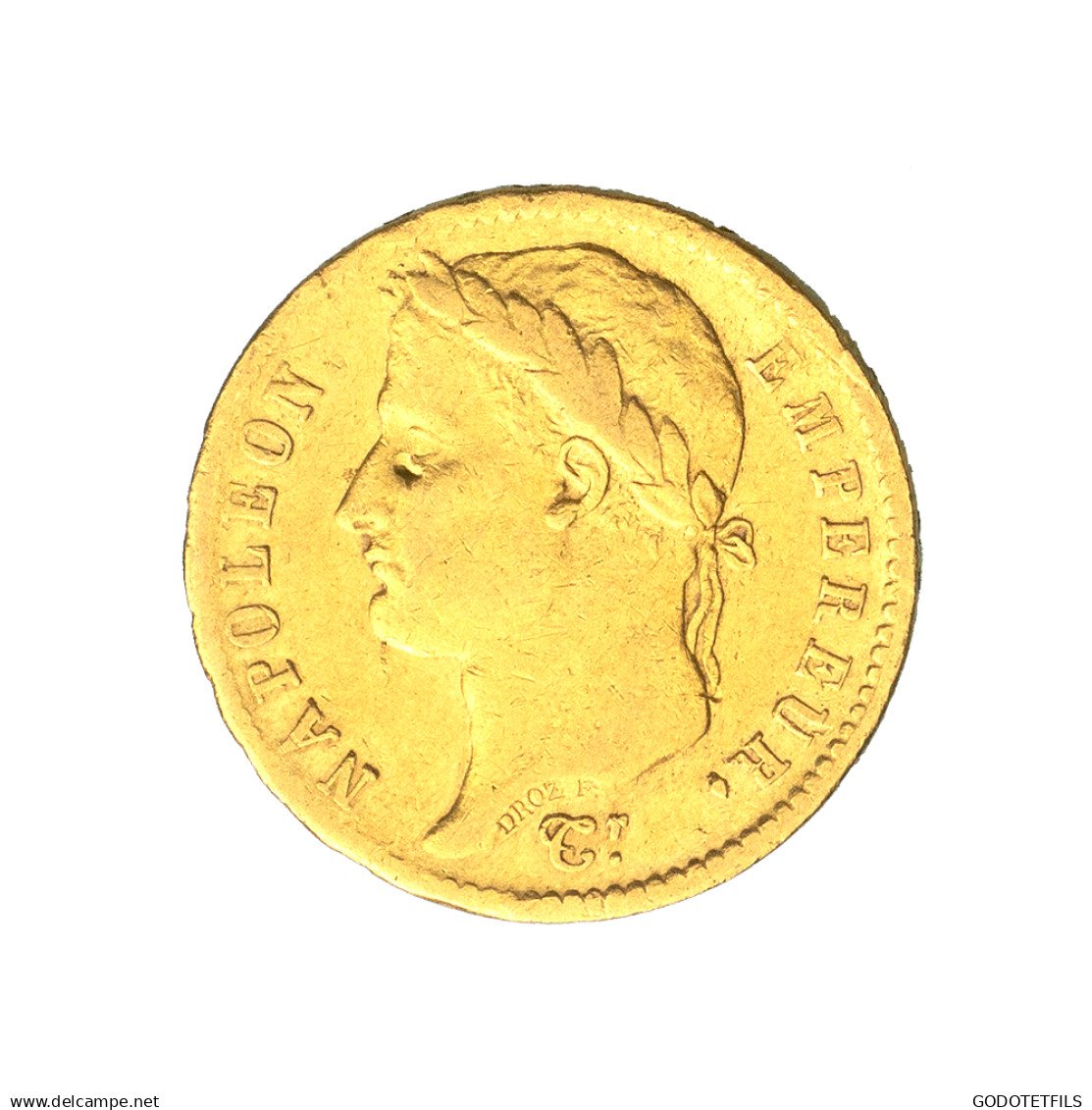 Premier-Empire-Napoléon 1er 20 Francs Tête Laurée 1813 Bayonne - 20 Francs (or)