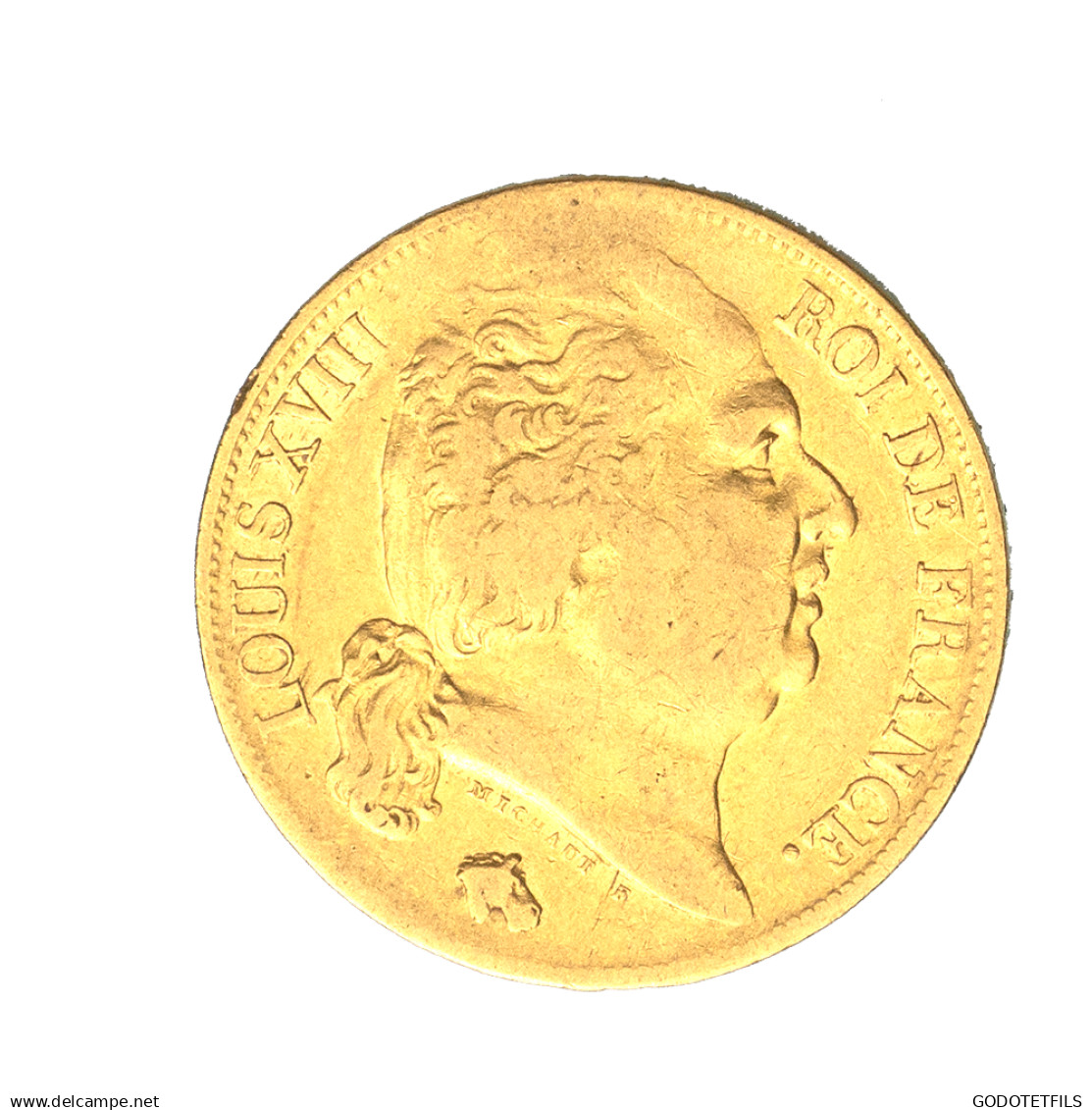Louis XVIII-20 Francs 1819 Lille - 20 Francs (gold)