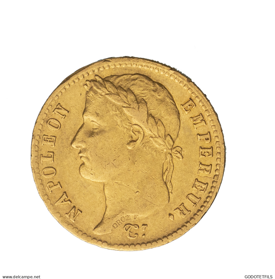 20 Francs Or Napoléon 1er Tête Laurée 1811 Lille - 20 Francs (goud)