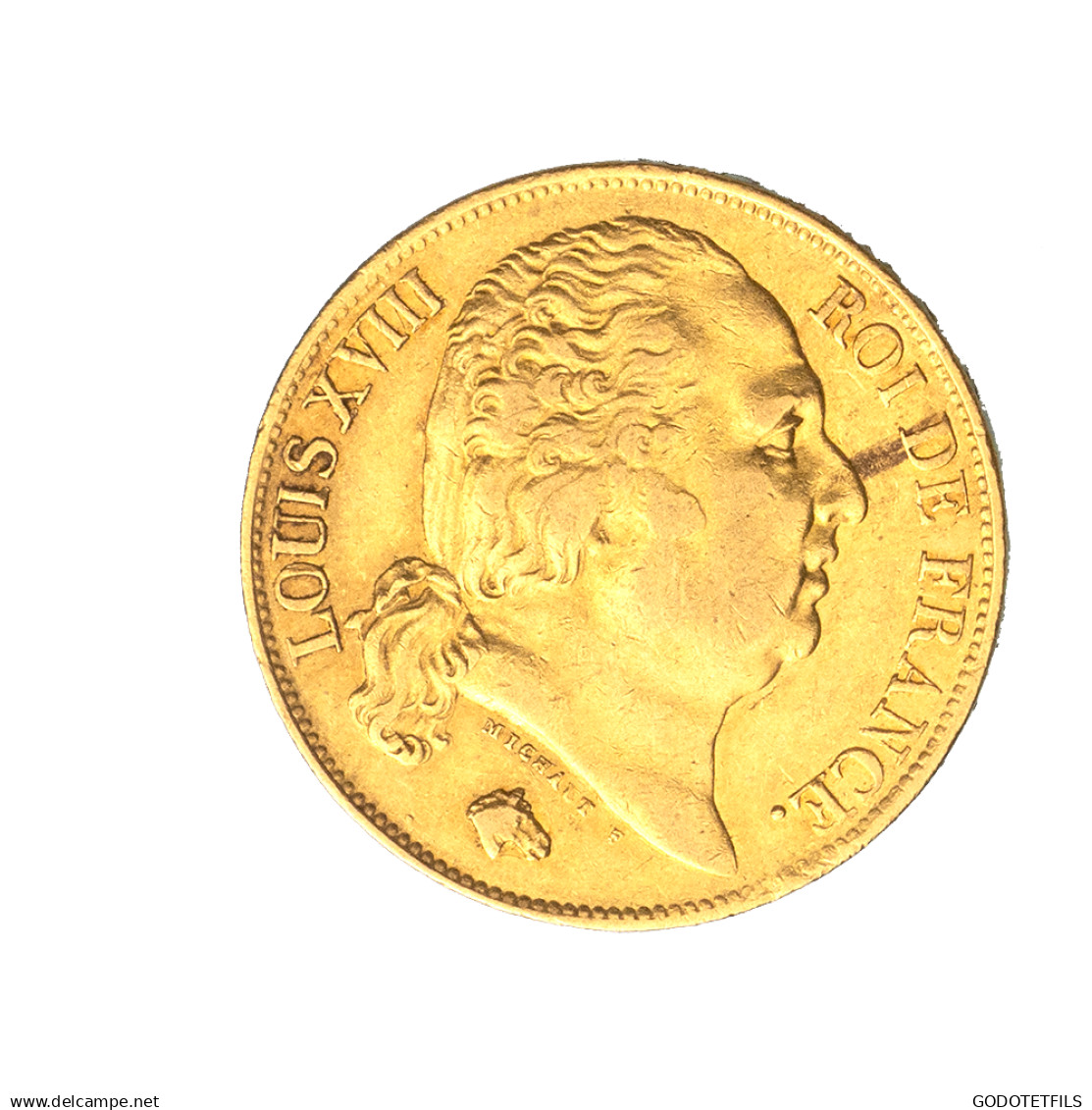 Louis XVIII-20 Francs 1824 Lille - 20 Francs (gold)