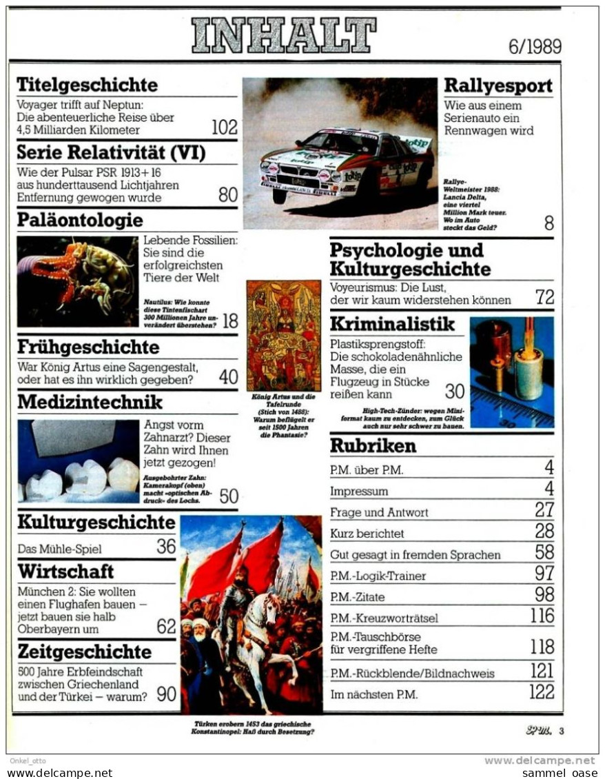 P.M. 1989 Der Flug Zum Planeten Neptun - Rallysport PM - Andere & Zonder Classificatie