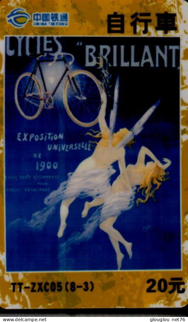 TELECARTE ETRANGERE       CYCLES BRILLANT ... - Advertising