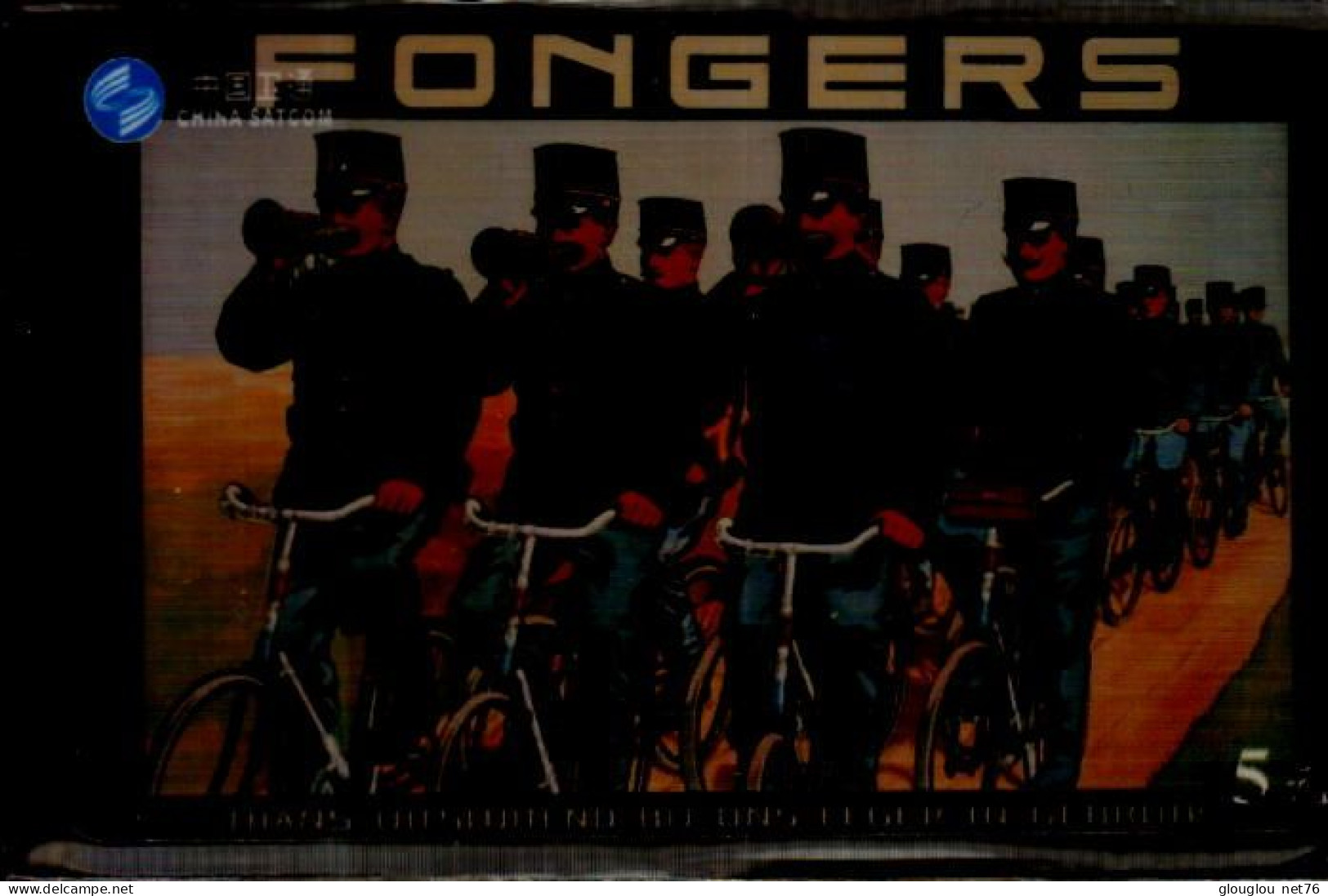 TELECARTE ETRANGERE       CYCLES FONGERS... ... - Publicidad