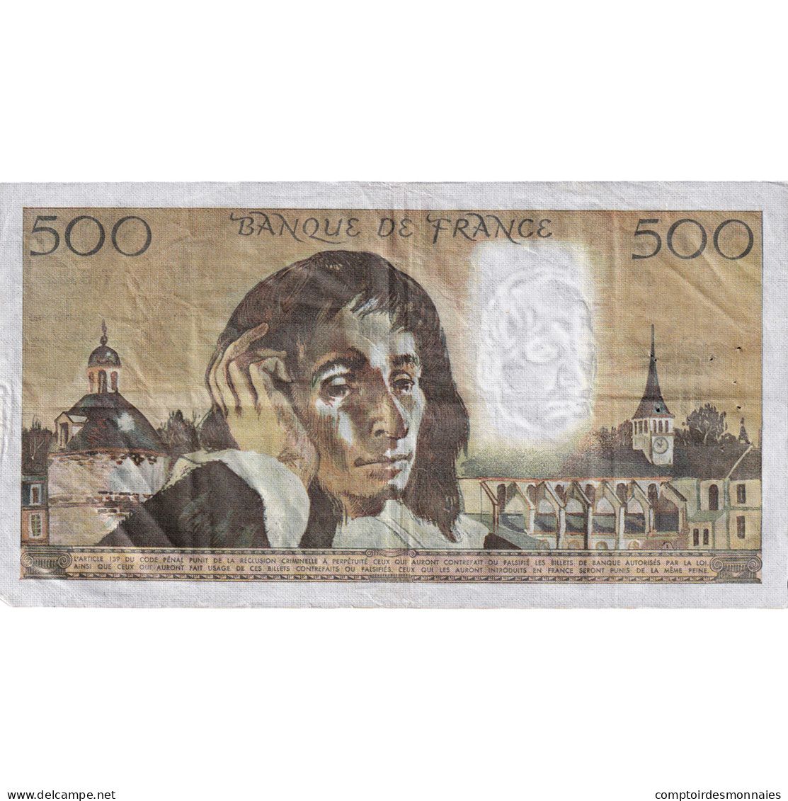 France, 500 Francs, Pascal, 1973, T.34, TTB, Fayette:71.10 - 500 F 1968-1993 ''Pascal''