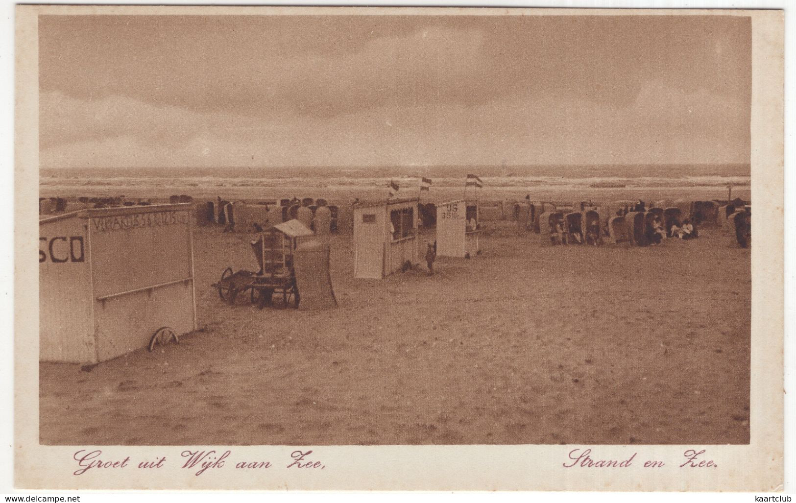 Groet Uit Wijk Aan Zee.  Strand En Zee. - (Noord-Holland, Nederland) - Uitg. Nauta & Zoon, Velsen - A 2008 - Wijk Aan Zee