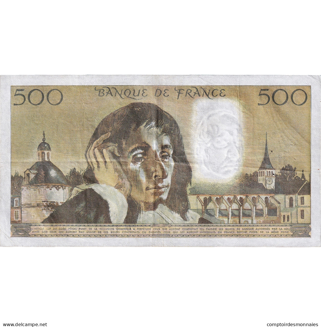 France, 500 Francs, Pascal, 1976, K.56, TTB, Fayette:71.14 - 500 F 1968-1993 ''Pascal''