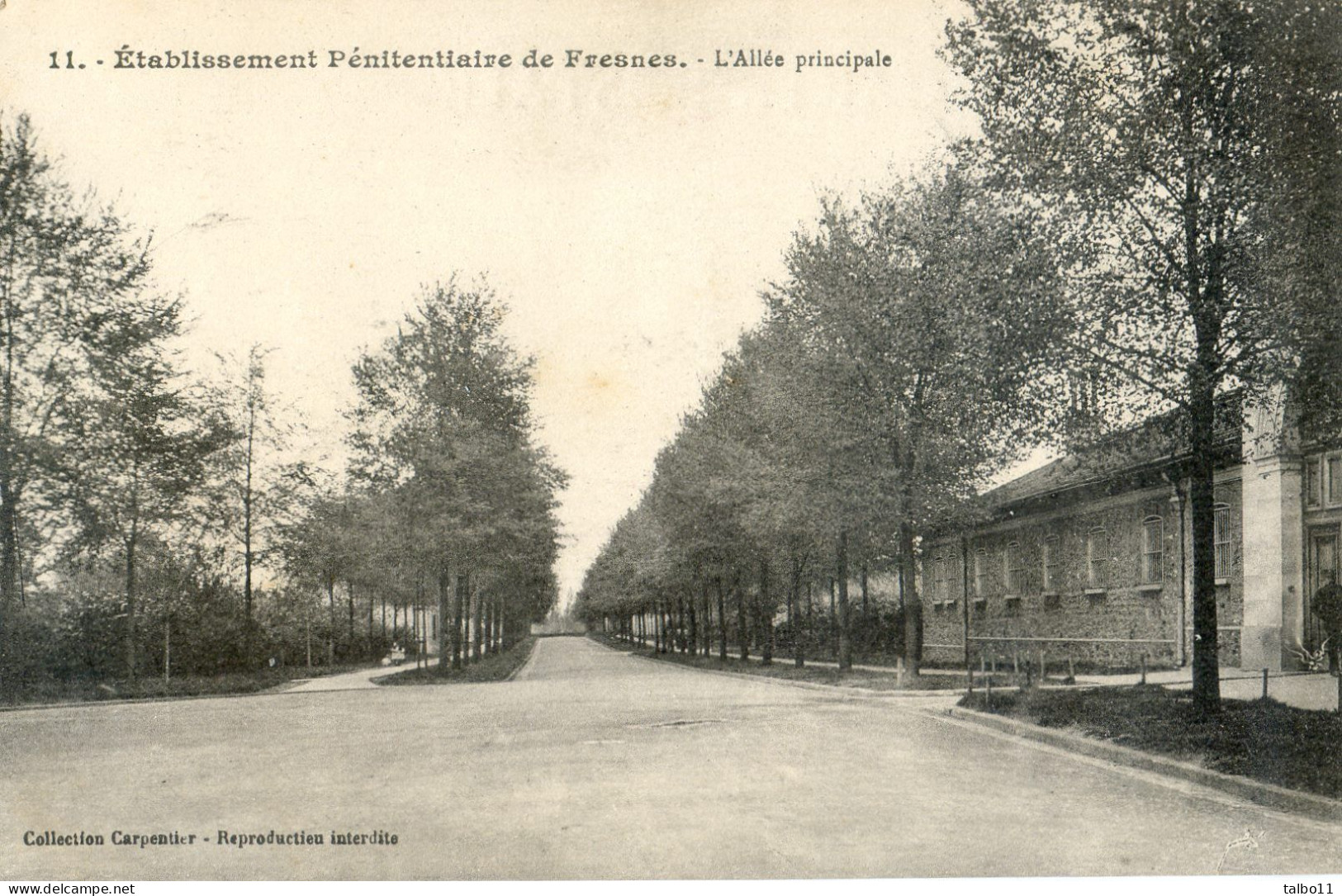 94 - Fresnes - Etablissement Pénitentiaire - Allée Principale - Fresnes