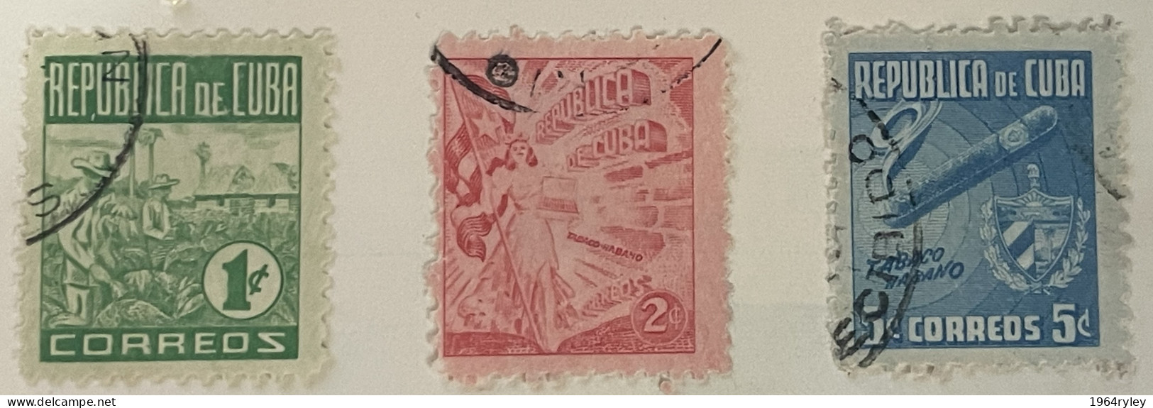 CUBA - (0) - 1948  # 420/422 - Gebruikt