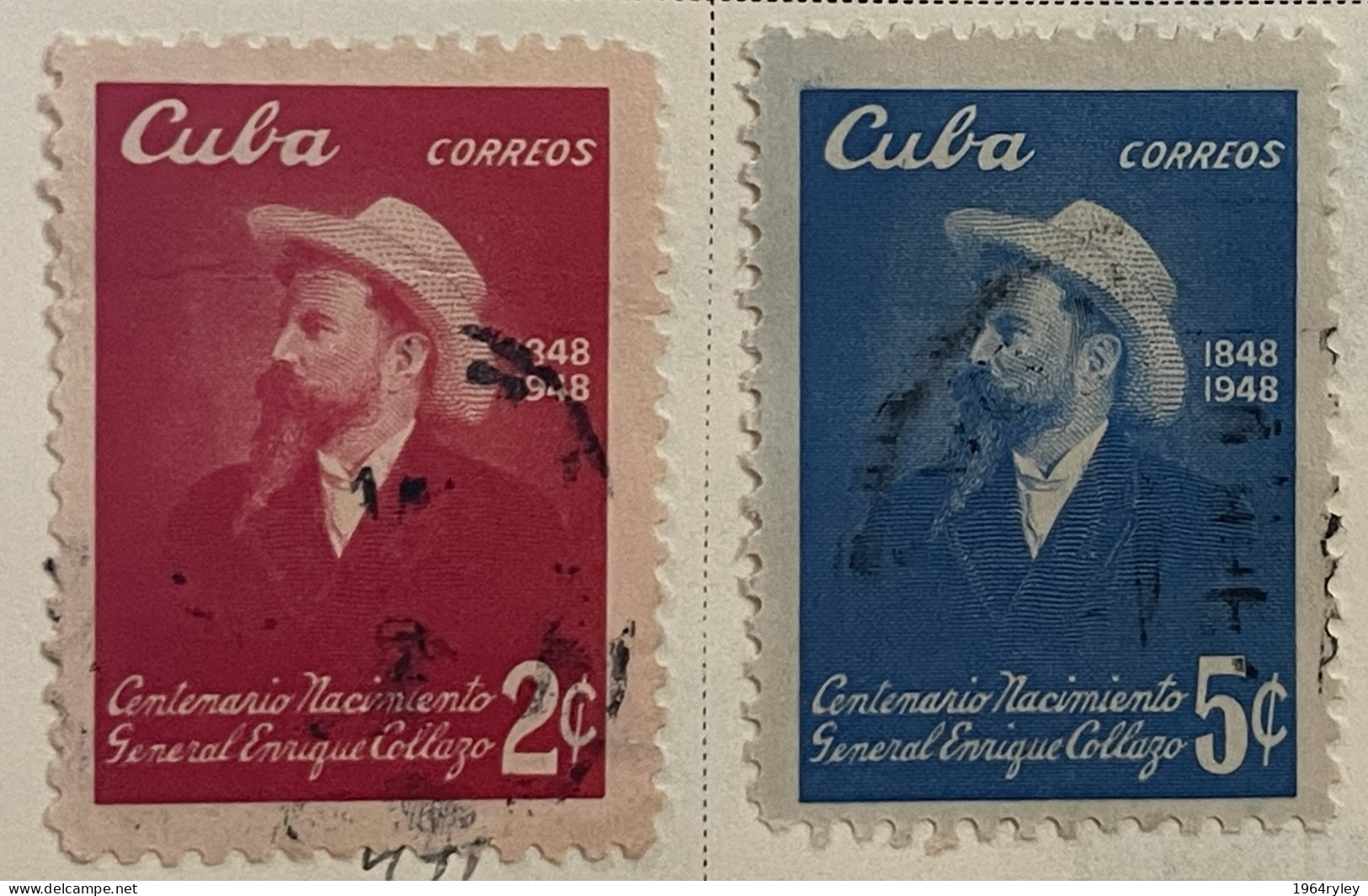 CUBA - (0) - 1950  # 441/442 - Gebruikt