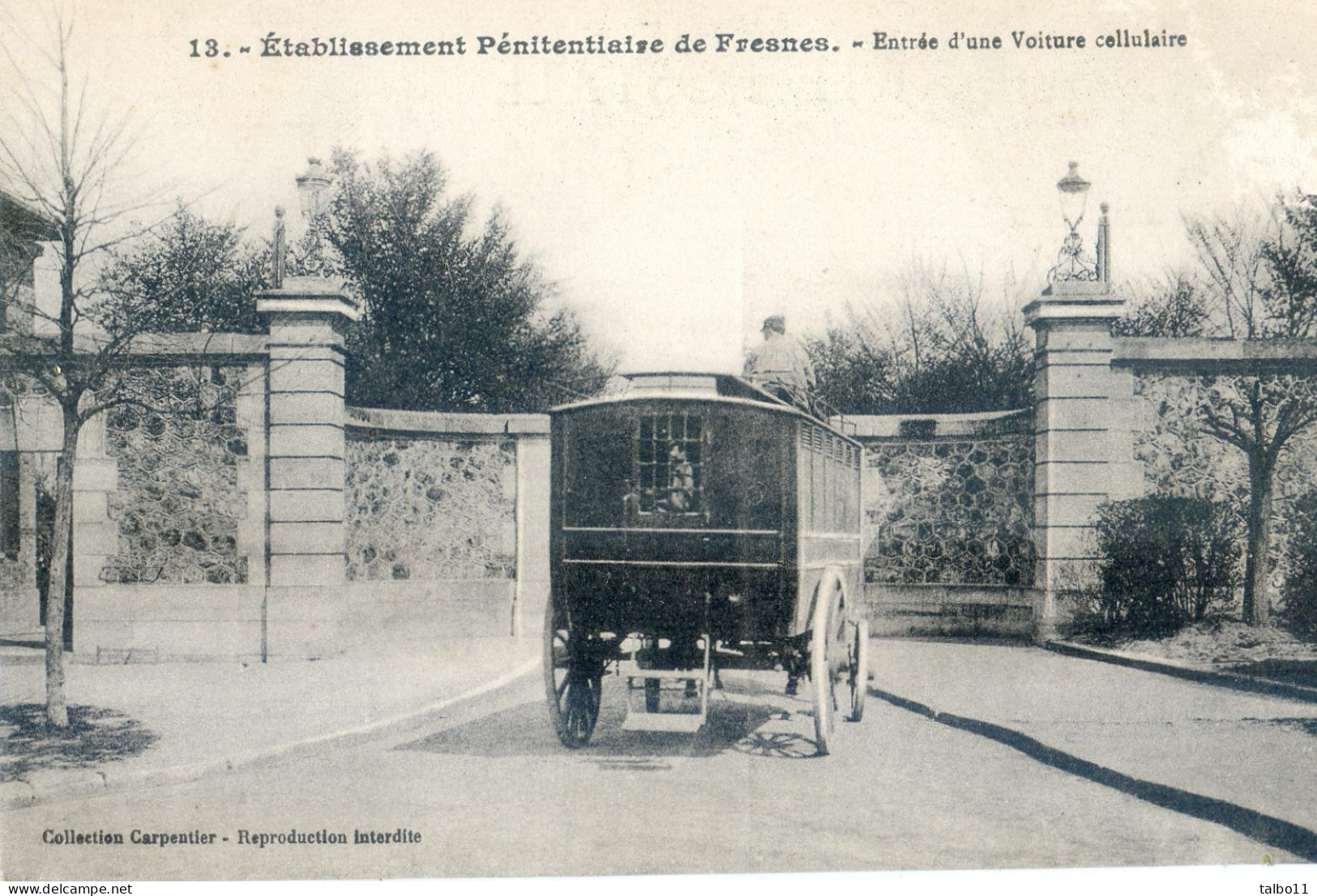 94 - Fresnes - Etablissement Pénitentiaire - Entrée D'une Voiture Cellulaire - Fresnes