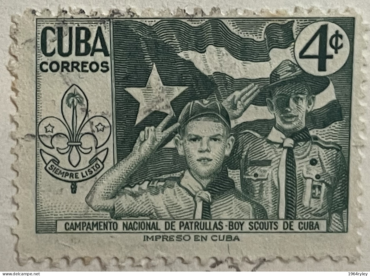CUBA - (0) - 1954  -   # 535 - Usados