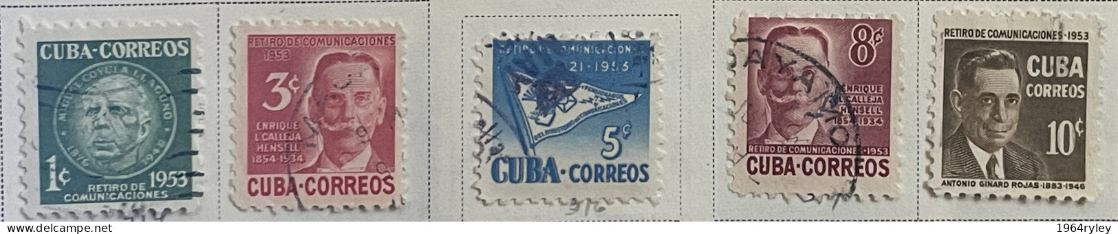 CUBA - (0) - 1954  -   # 514/518 - Gebruikt