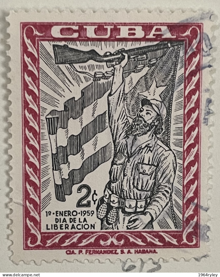 CUBA - (0) - 1959  -   # 613 - Gebruikt