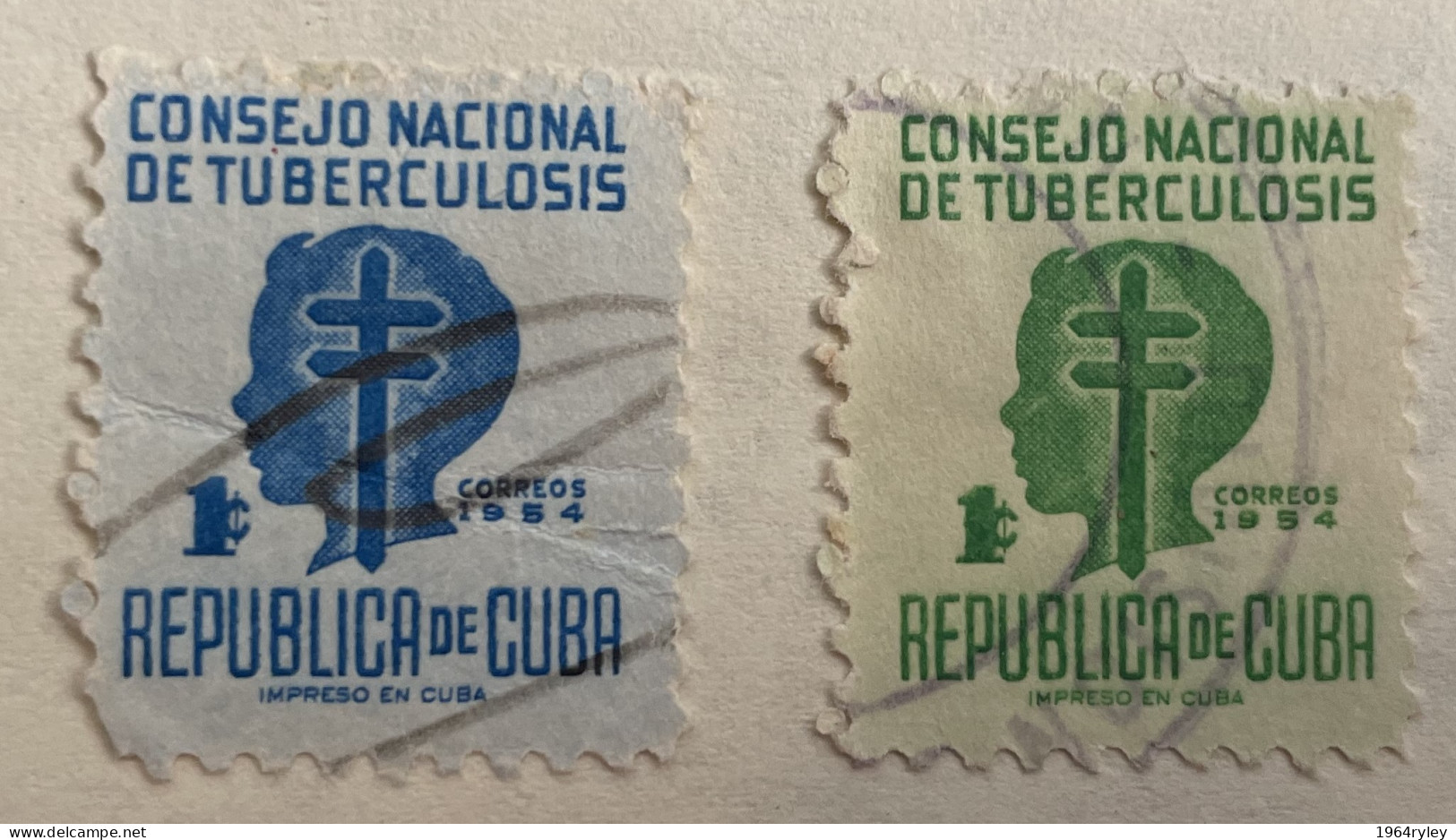 CUBA - (0) - 1954  -   # RA 22/25 - Gebruikt