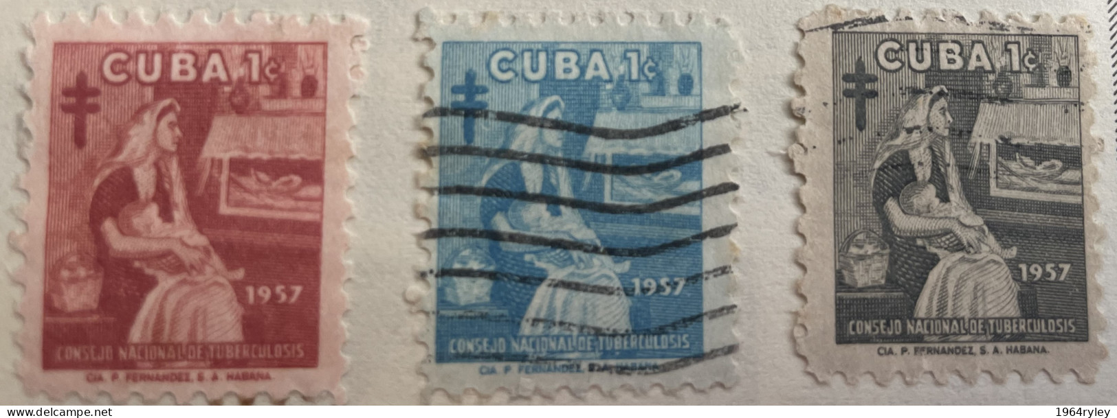 CUBA - (0) - 1956  -   # RA 30/33 - Usati