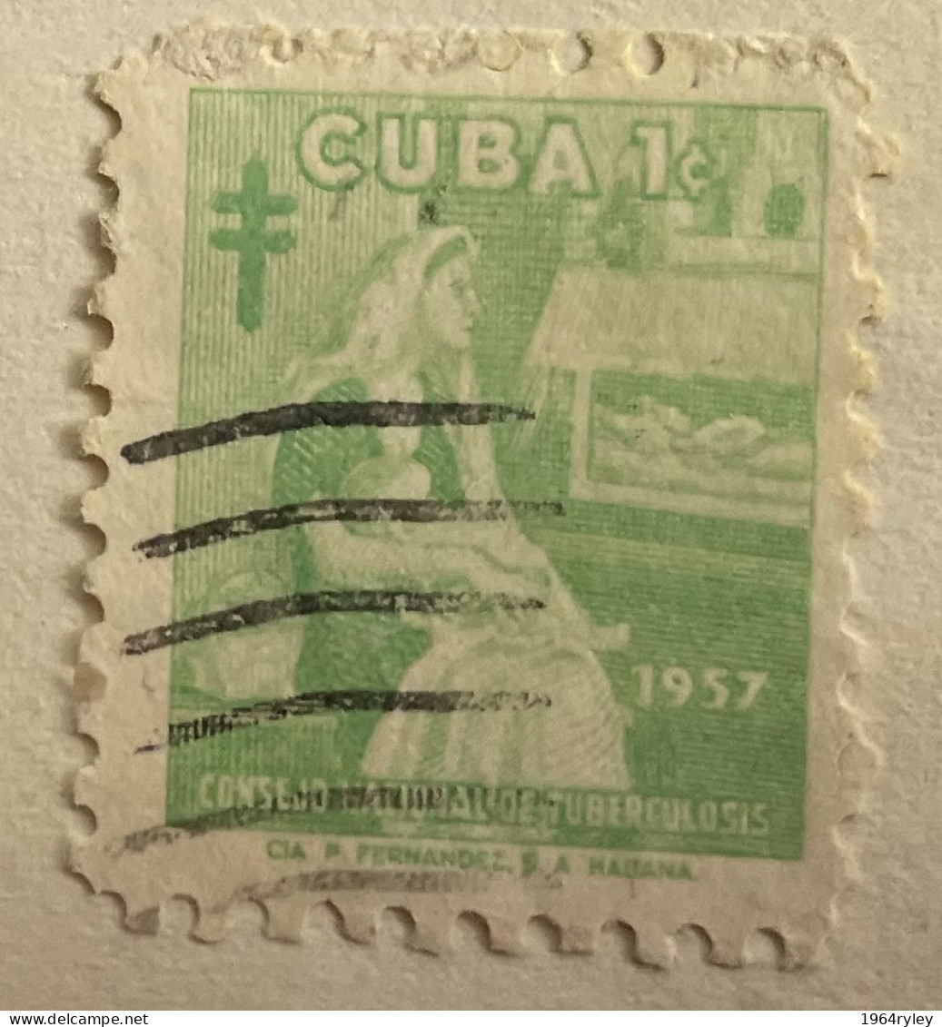 CUBA - (0) - 1957  -   # RA 35/38 - Gebruikt