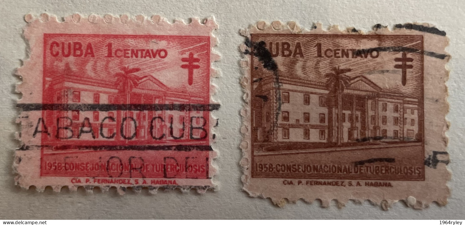 CUBA - (0) - 1958 -   # RA 39/42 - Used Stamps