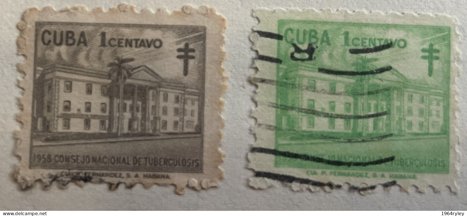 CUBA - (0) - 1958 -   # RA 39/42 - Used Stamps