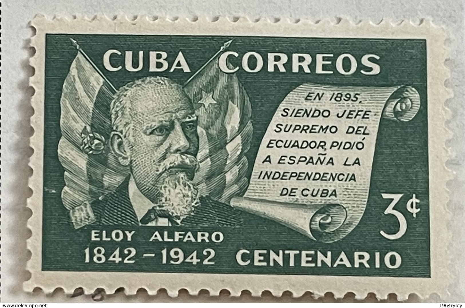 CUBA - MH* - 1943 -   # 380 - Ongebruikt