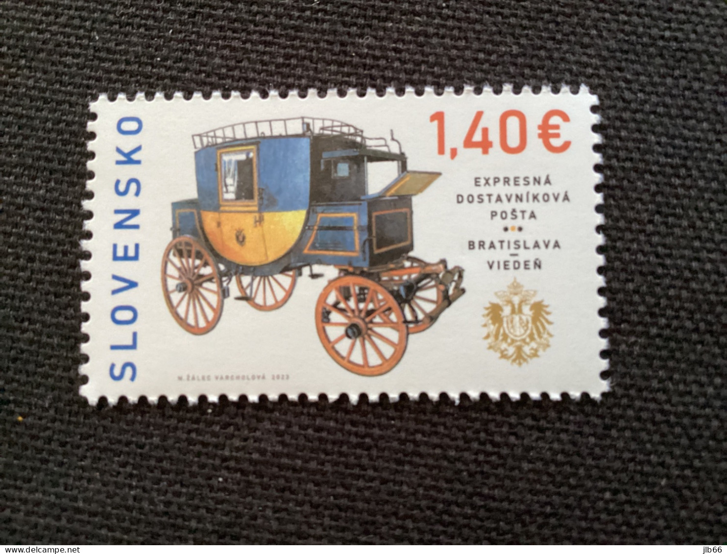 2023 Yvert 881 Pofis 794 ** Bicentenaire De La Malle Poste Diligence De Bratislava à Vienne - Unused Stamps