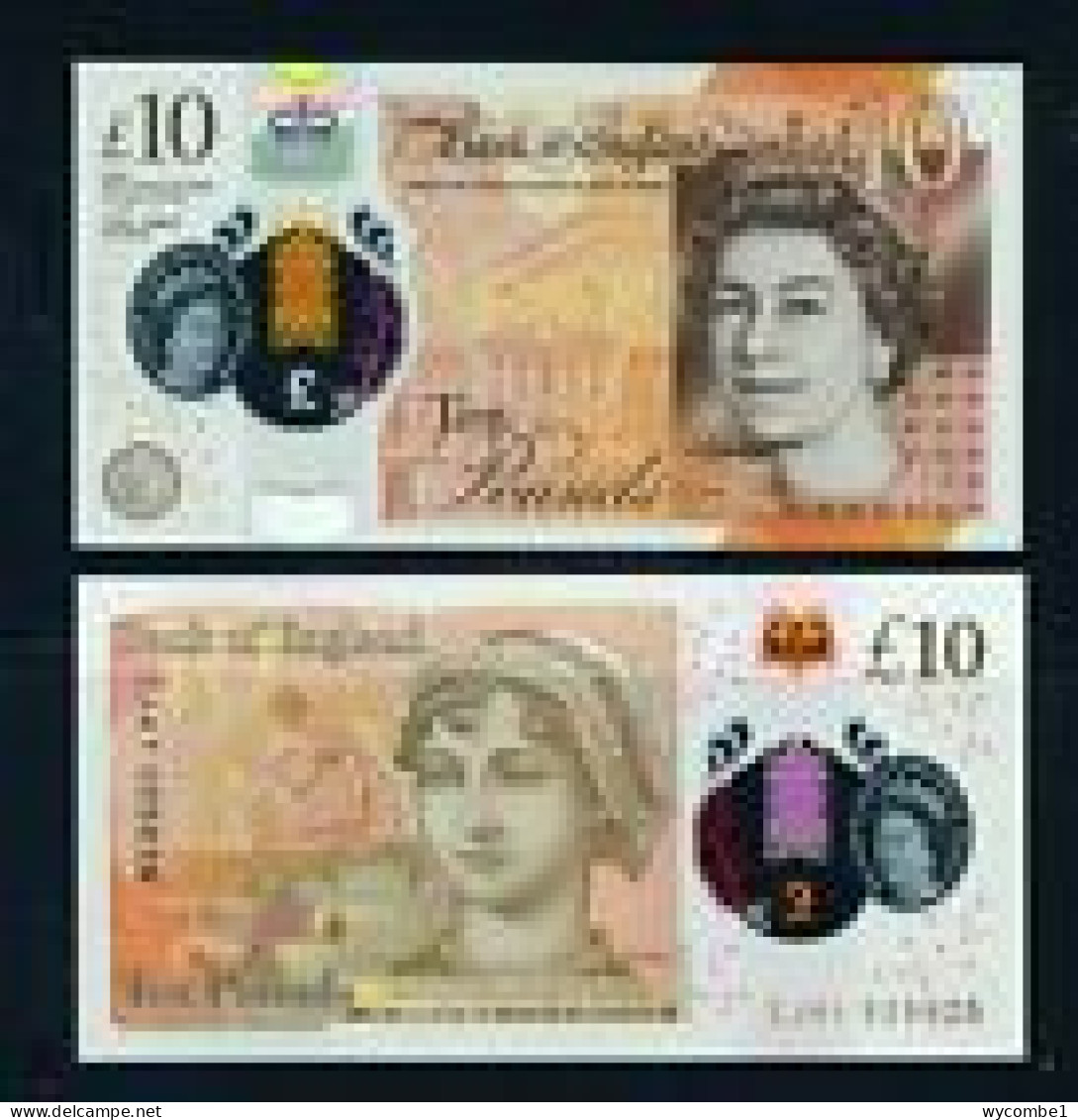 GREAT BRITAIN  -  2017 10 Pounds UNC  Banknote - 10 Pounds