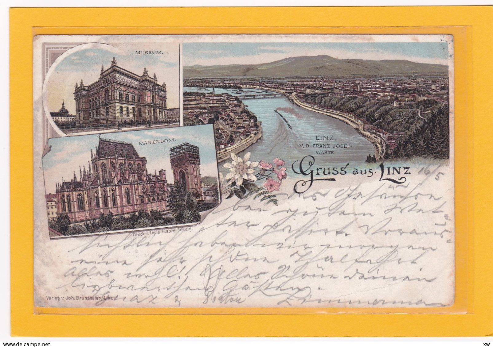 AUTRICHE - HAUTE AUTRICHE - LINZ - GRUSS Aus LINZ - MUSEUM - MARIENDOM - LINZ V.D. FRANZ JOSEF WARTE - A 3382 - Linz