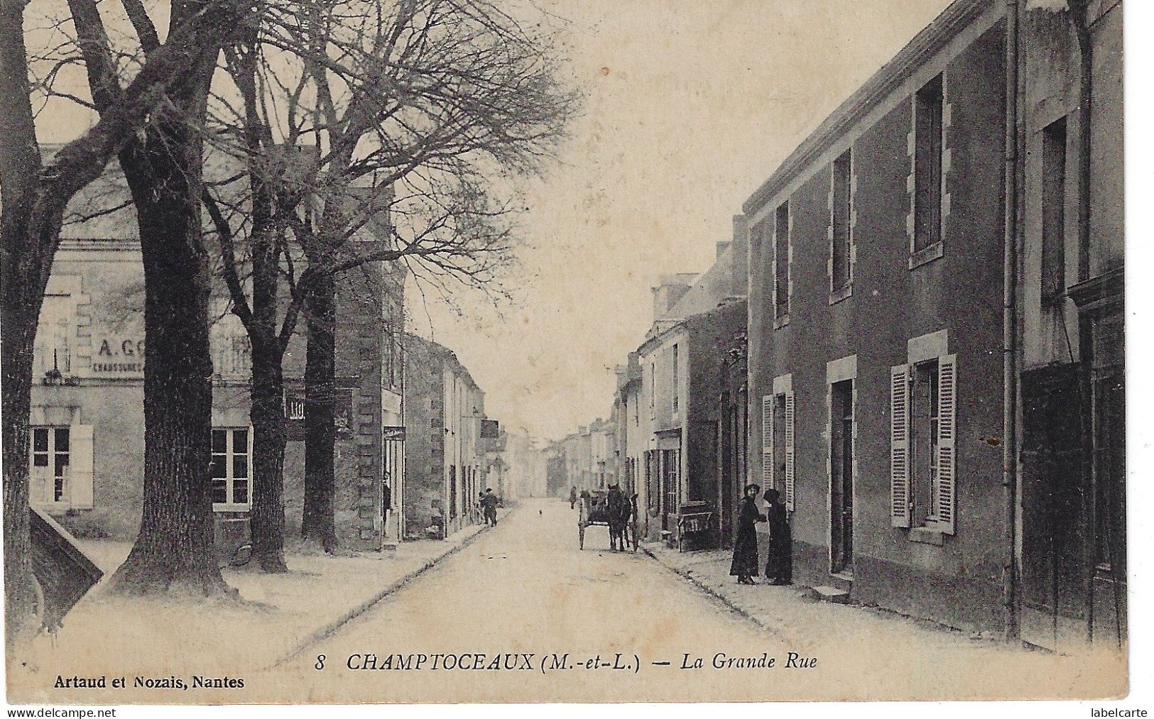 MAINE ET LOIRE 49. CHAMPTOCEAUX LA GRANDE RUE - Champtoceaux