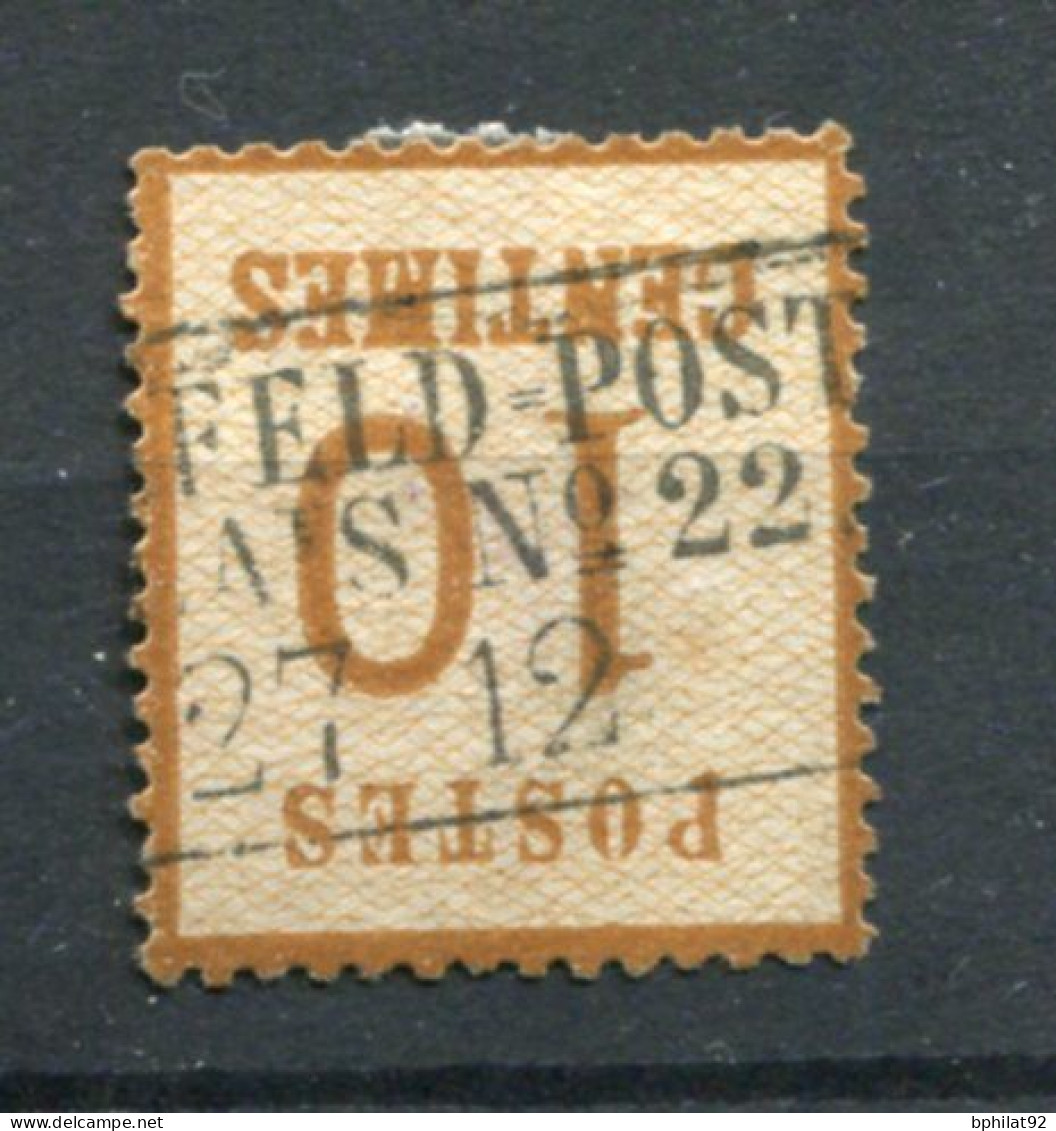 !!! ALSACE LORRAINE, N°5 CACHET FELDPOST RELAIS 22 - VITRY LE FRANCOIS, BAR LE DUC - Used Stamps