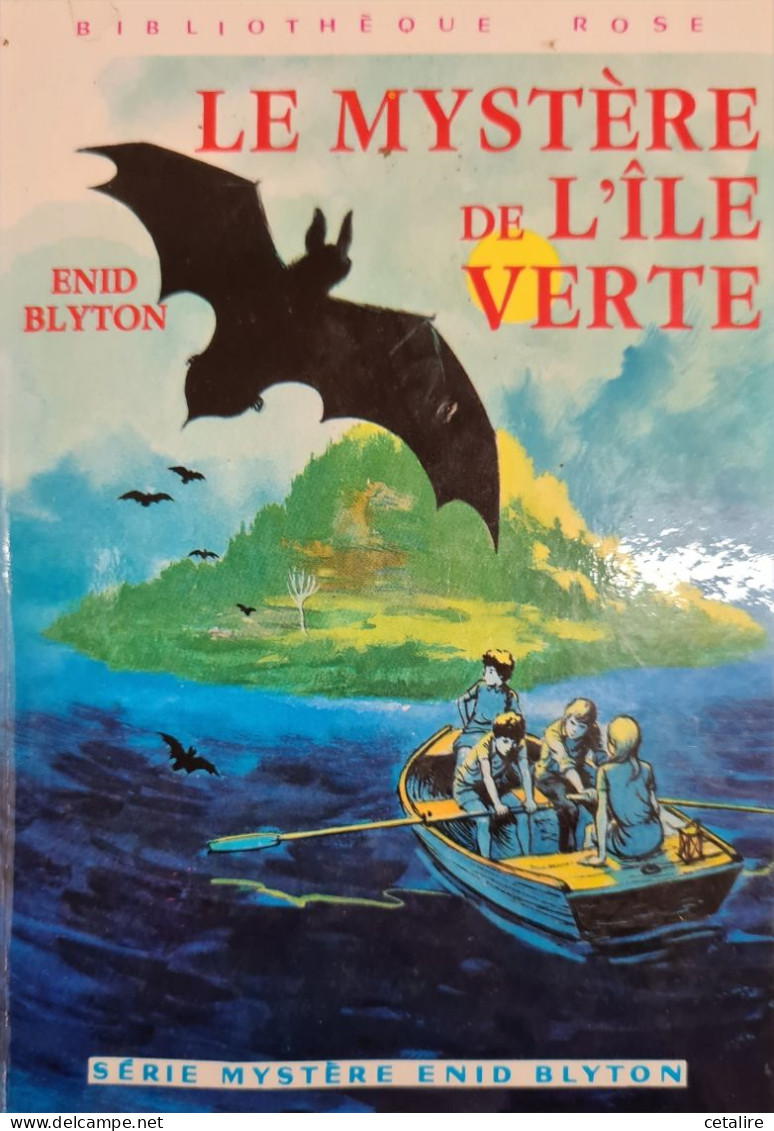 Le Mystere De L'ile Verte Enid Blyton +++ TRES BON ETAT+++ - Bibliothèque Rose