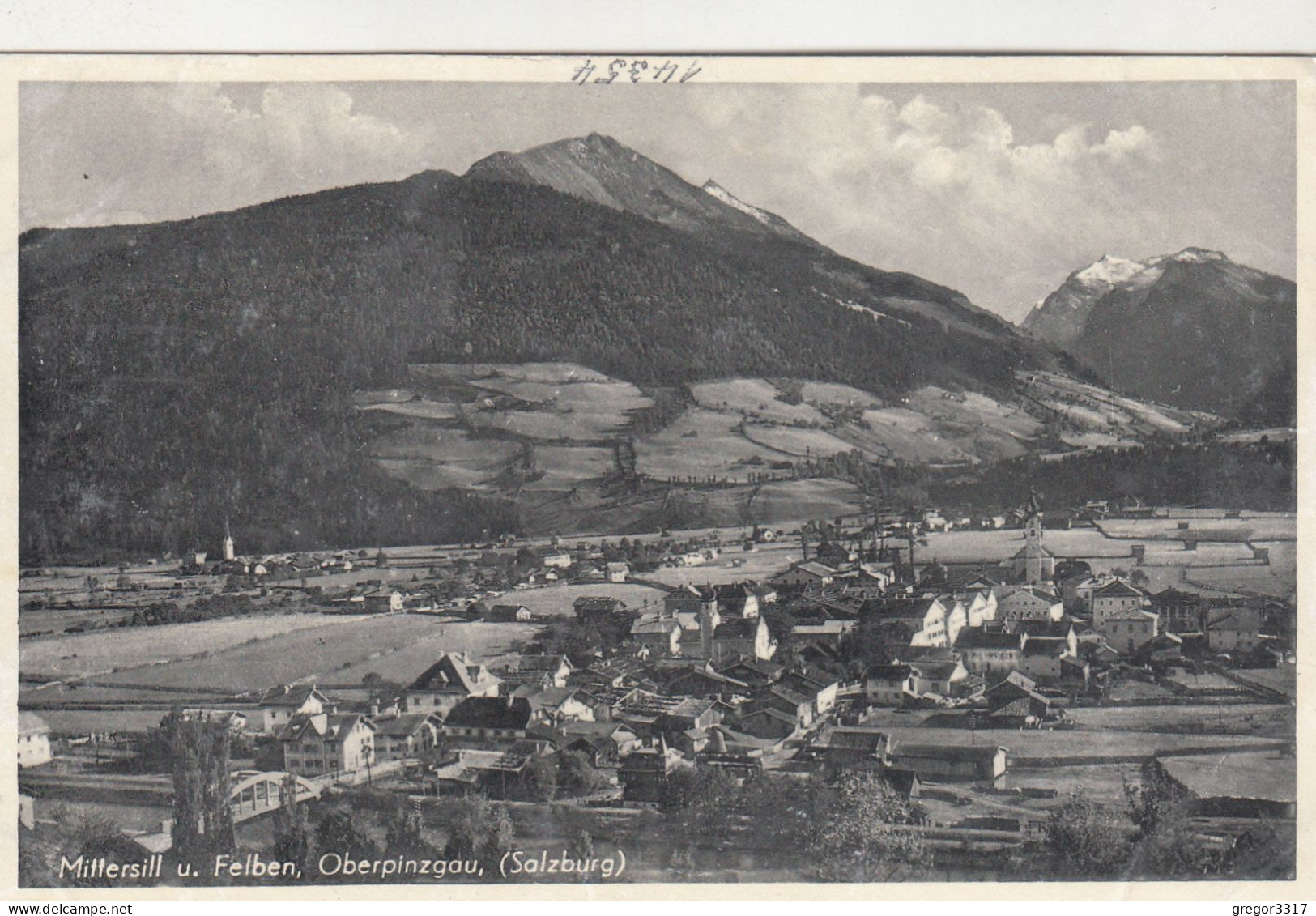 D4998) MITTERSILL Und FELBEN - Oberpinzgau - Salzburg - Tolle S/W AK - Mittersill