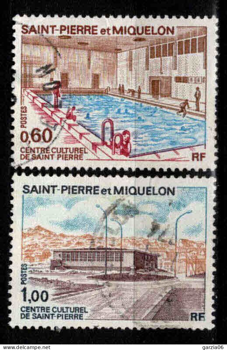 St Pierre Et Miquelon    - 1973 -  Centre Culturel  - N° 431/432 - Oblit - Used - Oblitérés